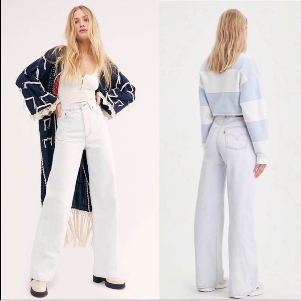 Levi’s Ribcage Wide Leg Jean - Cold As Ice